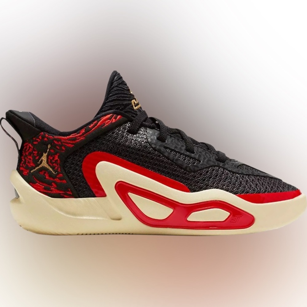 Jordan Tatum 1 'Zoo' Black Gold and Red.Nike Zoom Air element.Very Nice Jordan’s